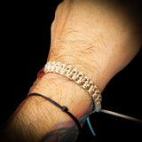 Natural Baltic Amber Heart Macrame Bracelet