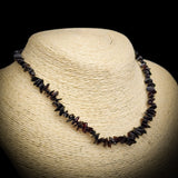 Amber Teething Necklace - Polished Cherry Chip