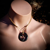 Triple Koru Bone Carving Pendant Necklace - NZ Maori Inspired