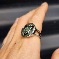 Size  T - Stainless Steel Celtic Trinity Knot Ring