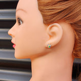 925 Sterling Silver Cupcake Stud Earrings
