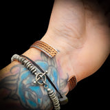 Copper Magnetic & Steel Cuff Bracelet