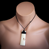 Koru Toki Bone Carving Pendant Necklace