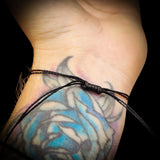 NZ Greenstone Pounamu Cube Double Strand Bracelet