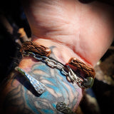 Handmade Solid Copper Wire Wrap Celtic Knot Cuff Bracelet