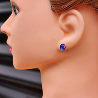 925 Sterling Silver Galaxy Stud Earrings