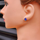 925 Sterling Silver Galaxy Stud Earrings