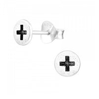 925 Sterling Silver Lil Punk Screw Stud Earrings