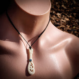 Patu Bone Carving Pendant Necklace