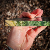 617g Raw Nephrite Jade Carving Slice (R14B710)