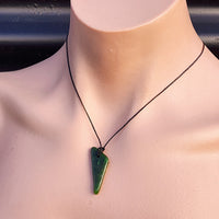 New Zealand Greenstone Pounamu Pendant Necklace (AJJC2341)