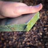 659g Raw Nephrite Jade Carving Slice (R14B695)