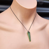 New Zealand Greenstone Pounamu Pendant Necklace (AJJC2303)