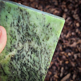 900g Raw Nephrite Jade Carving Slice (R14B658)