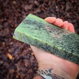 1034g Raw Nephrite Jade Carving Slice (R14B651)