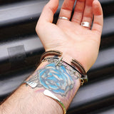 Handmade Rustic Copper Cuff Bracelet