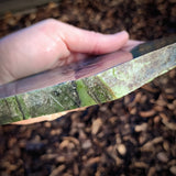 836g Raw Nephrite Jade Carving Slice (R14B691)