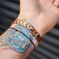 12mm Wide Copper Magnetic Chain Bracelet (50A19B4)