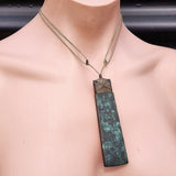 NZ Greenstone Pounamu Toki Pendant Necklace (N405)
