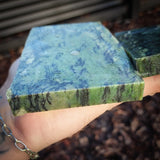 718g Raw Nephrite Jade Carving Slices (R14B663)
