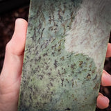 663g Raw Nephrite Jade Carving Slice (R14B650)