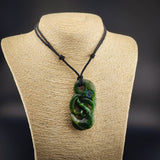 Natural Jade Manaia Pendant Necklace (N2311)