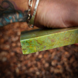 609g Raw Nephrite Jade Carving Slice (R14B669)