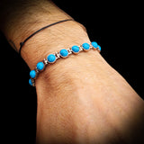 Copper Magnetic & Turquoise Chain Bracelet