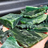500g Raw Nephrite Jade Greenstone Carving Slices & Offcuts