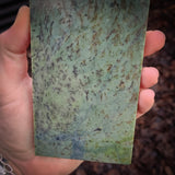 663g Raw Nephrite Jade Carving Slice (R14B650)