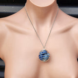 Interchangeable Crystal Stone Holder Empty Cage Necklace