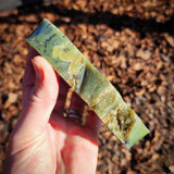 841g Raw Nephrite Jade Carving Slice (R14B629)