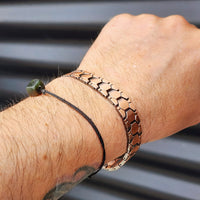 12mm Wide Copper Magnetic Chain Bracelet (50A19B4)