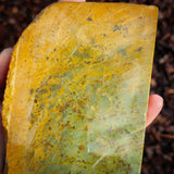 790g Raw Nephrite Jade Carving Slice (R14B656)