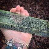 1034g Raw Nephrite Jade Carving Slice (R14B651)