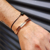 Copper Magnetic Mesh Cuff Bracelet