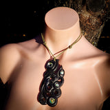 XL Family of Mania Bone Carving Pendant Necklace - NZ Maori Inspired