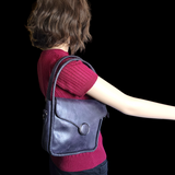 Genuine Leather Hand Bag - Purple