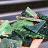 500g Raw Nephrite Jade Greenstone Carving Slices & Offcuts