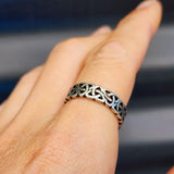 Size Y, T - Stainless Steel Trinity Knot Ring