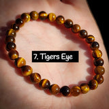 6mm Gemstone Elastic Bracelets