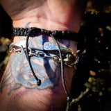 Polished Cognac Baltic Amber Macrame Bracelet