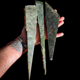 1KG Raw NZ Greenstone Pounamu Nephrite Carving Slices (R14B624)