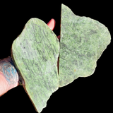 1kg Raw NZ Greenstone Pounamu Carving Slices (R14B640)