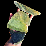 1kg Raw NZ Greenstone Pounamu Carving Slices (R14B641)