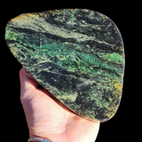 1kg Raw NZ Greenstone Pounamu Carving Slice (R14B638)