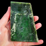479g Raw Nephrite Jade Carving Slice (R14B673)