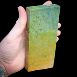 630g Raw Nephrite Jade Carving Slice (R14B649)