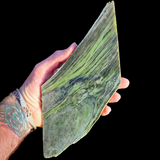 776g Raw Nephrite Jade Carving Slice (R14B705)