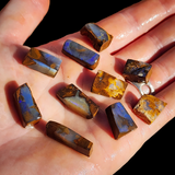 10pcs Raw Australian Boulder Opal Rub Parcel (S14B31)